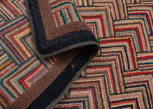 Antique Hooked Rug - 5'10 x 6'3