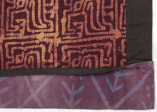 This batik patchwork was crafted in Indonesia during the 20th century.

Batik is a wax-resist technique that creates a distinctive style. This textile features a variety of batik designs that have been patchworked together into four quadrants creating a dynamic design in purples and yellows.&nbsp;