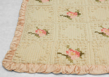 19th century americana knit blanket