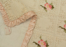 19th century americana knit blanket