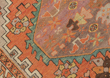 Antique Bakshaish Pastel rug naivete