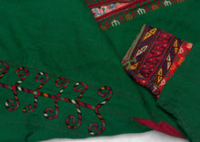 Green Turkmen Robe  - 4’2 x 4’10