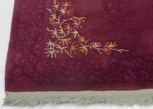 This Art&nbsp;Deco rug was handwoven in Tientsin, China during the second quarter of the 20th century.&nbsp;

This Deco rug is quite calm and elegant.&nbsp; An asymmetric inner border of branches and leaf like shapes in autumnal shades provide substance and balance to the delicate tone on tone patterning found in the the field and around the perimeter.