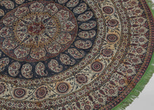 round isfahan kalamkari