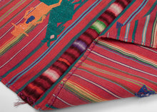 Vintage Embroidered & Woven Guatemalan Tzute - 2'1 x 3'1