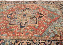 Antique Heriz Rug - 9’2 x 11’7