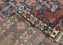Blue Afshar Rug - 5’1 x 7’