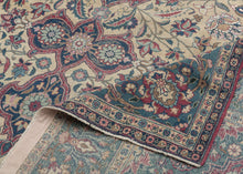 Antique Silk & Wool Tehrani Rug - 6’8 x 9’10