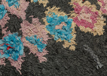 Vintage Moroccan Boucherouite Rug - 3'2 x 6'3