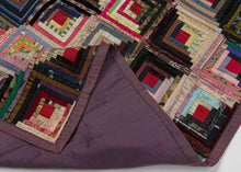 Graphic Log Cabin Quilt - 4’6 x 5’5