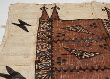 Polynesian Tapa Cloth - 7'4 x 7'10
