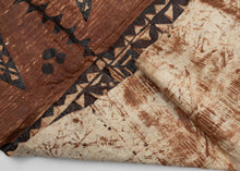 Polynesian Tapa Cloth - 7'4 x 7'10