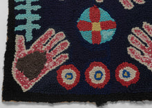 WPA Southwestern Hooked Rug - 2' x 3'2
