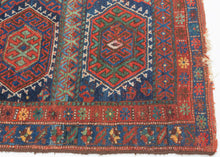 Antique Sanjabi Kurd Rug - 4'1 x 7'2