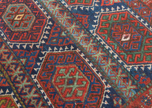 Antique Sanjabi Kurd Rug - 4'1 x 7'2