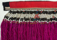 Red Dao Back Collar with Magenta Streamers
 - 1'4 x 11"