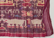 1980s Cambodian Hol (Ikat) w/ Khmer Script - 3' x 8'1