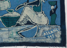 Vintage West African Batik - 1'11 x 1'10