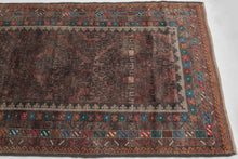 Mid Century Mashwani Baluch Rug - 3'10 x 6'6