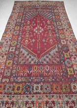 Antique Moroccan Rabat Rug - 5'8 x 11'10