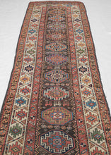 Antique Kurdish Runner - 3'8 x 11'2