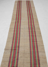 Antique American Rag Rug - 3'1 x 12'9