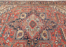 Vintage Heriz Rug - 8'10 x 11'7