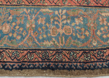 Antique Gold and Blue Sultanabad - 6'5 x 8'