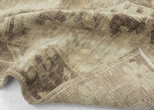 Vintage Brown and Gold Anatolian Rug - 5'2 x 8'10