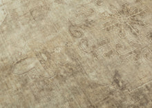 Vintage Brown and Gold Anatolian Rug - 5'2 x 8'10