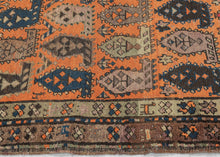 Orange Kurdish Runner - 3' x 10'10