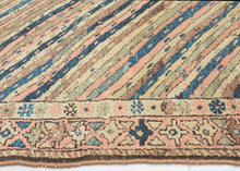 Diagonal Stripes Kurdish Runner - 3'6 x 8'2