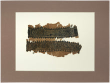5th-7th Century Coptic Textile Fragment - 8" x 5"
