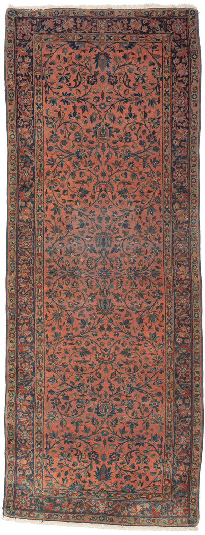 Short Kashan Runner - 2’10 x 7’8