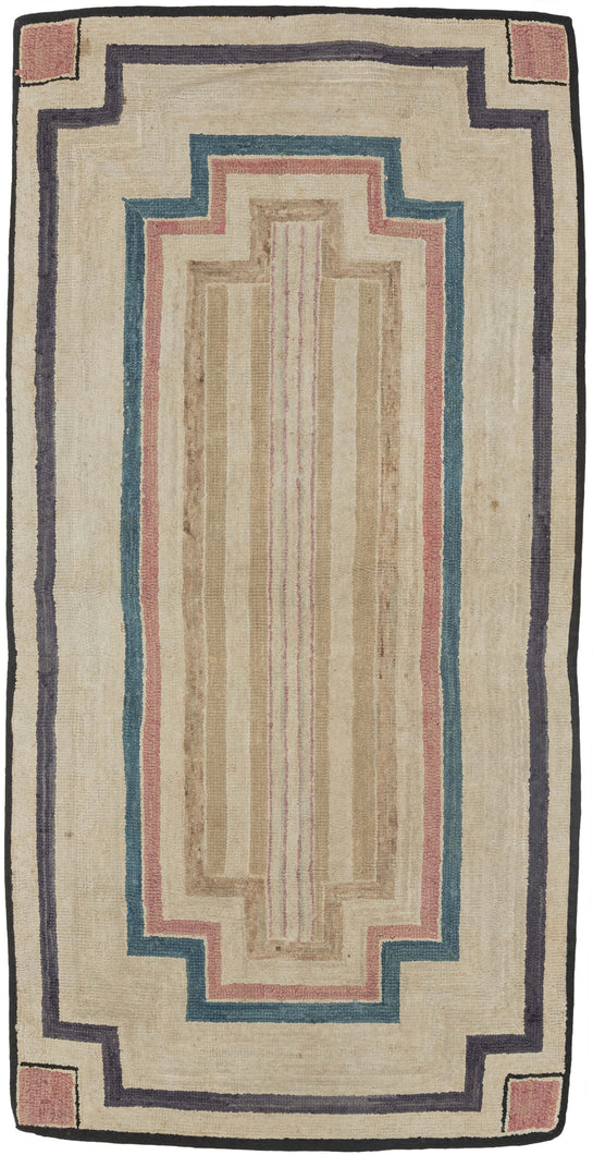 antique hooked rug