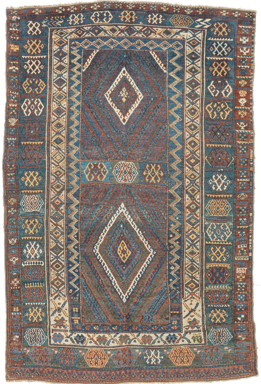 Antique Kurdish Rug - 5’9 x 8’10