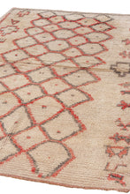 Vintage Moroccan Beni Rug - 4’10 x 6’10