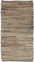 leather rag rug