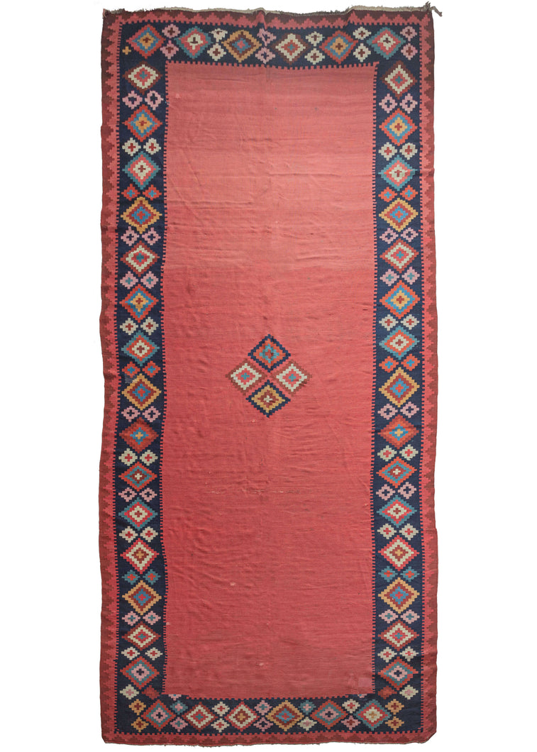 Very large antique kilim provenance