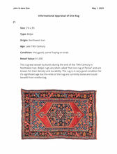 Antique Rug Appraisal