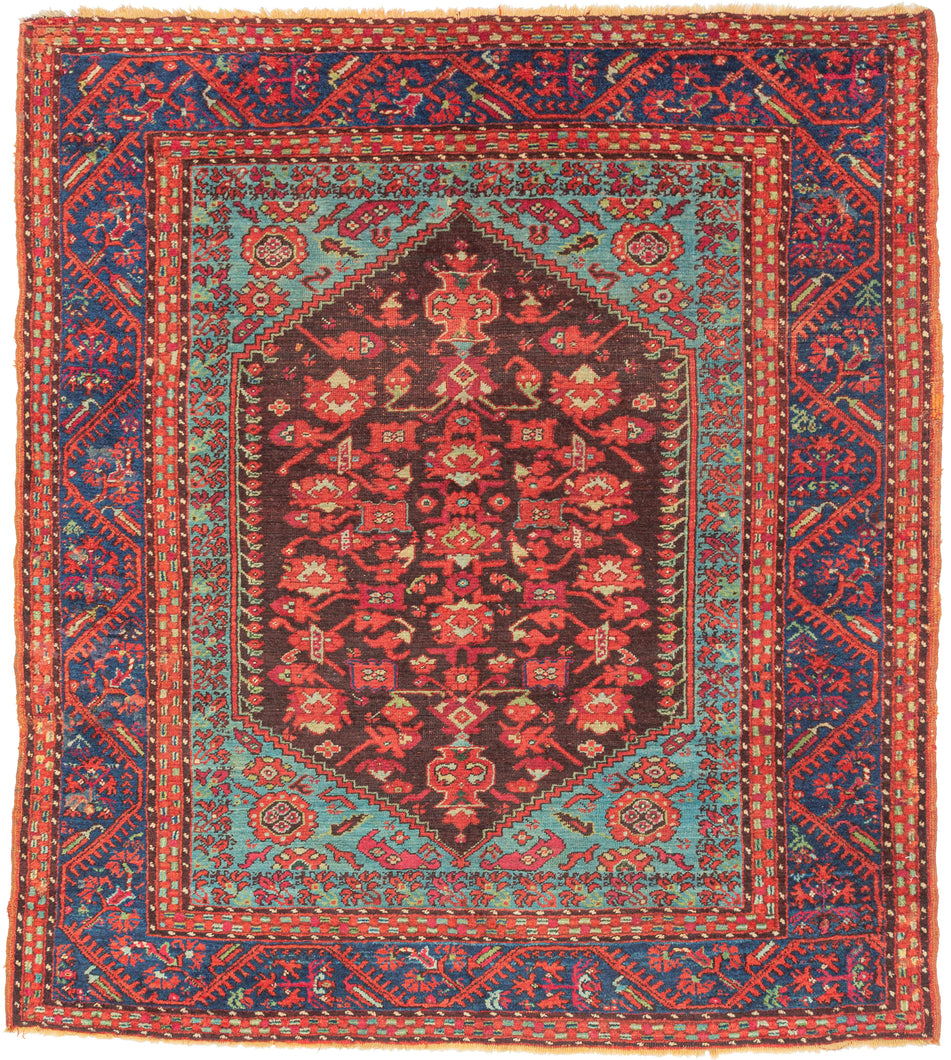antique anatolian kula rug