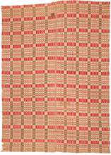 Antique Century Geometric Coverlet - 5'3 x 7'6