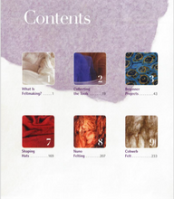 Uniquely Felt-Table of Contents