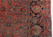 Antique Sarouk Rug - 7'9 x 9'