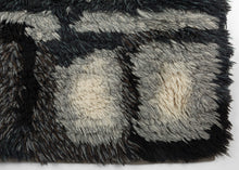 Mid Century Rya Rug - 3'9 x 6'