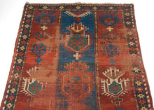 Antique Kazak Rug - 3'7 x 7'8