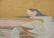 Painted Mongolian Tapestry - 5'2 x 7'1