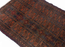 Vintage Afghani Baluch - 2'11 x 4'3