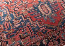 Antique Heriz Rug - 9'2 x 11'7