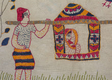 Antique Nakshi Kantha - 1' x 1'1